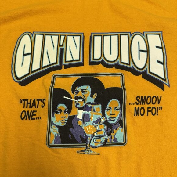Vintage Y2K Mac Dre Gin'N Juice Smoov Mofo T Shirt Mens XXL 25.5x30.5 - Picture 5 of 7